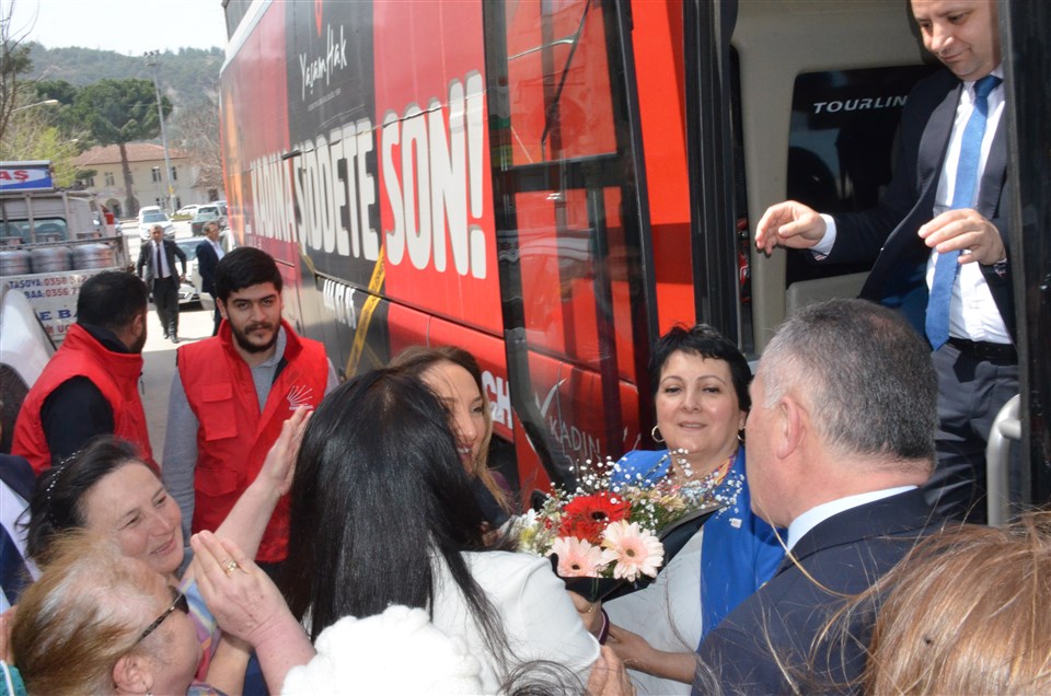 CHP Kadın Kolları Genel Başkanı Aylin Nazlıaka Taşova'da