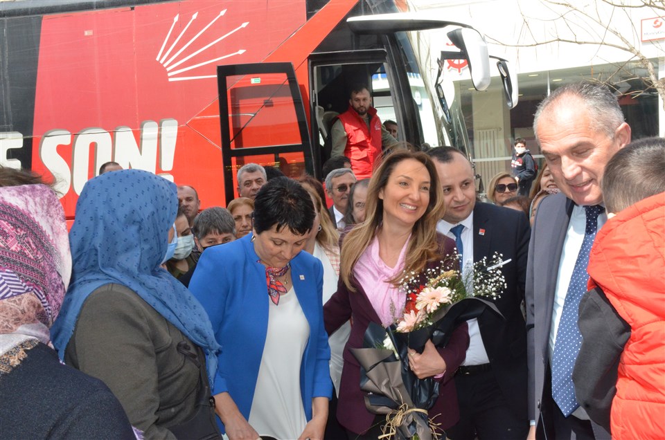 CHP Kadın Kolları Genel Başkanı Aylin Nazlıaka Taşova'da