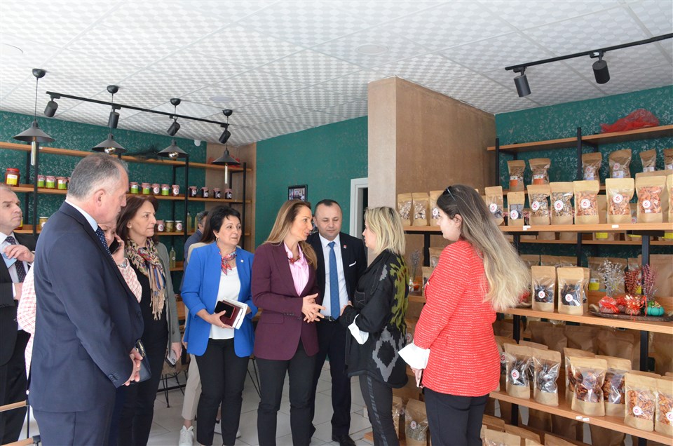 CHP Kadın Kolları Genel Başkanı Aylin Nazlıaka Taşova'da