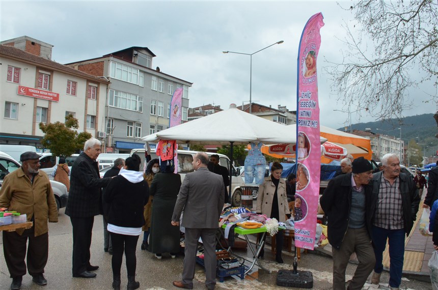 Ela Bebek İçin Taşova’da Stant Açıldı