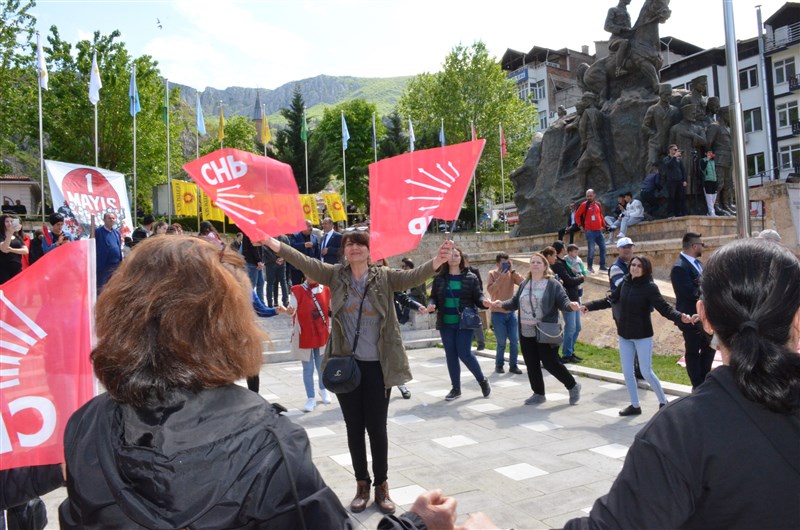 Amasya’da 1 Mayıs Coşkusu