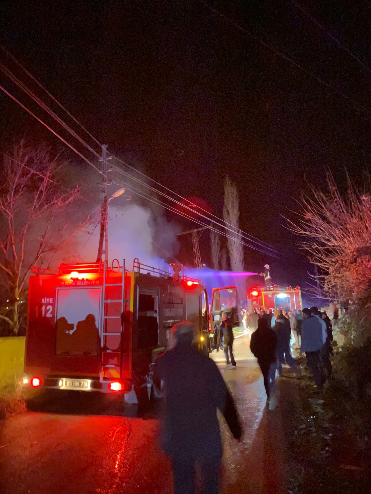 Sepetli Köyünde Yangın
