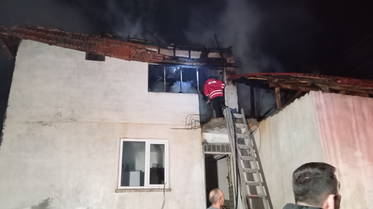 Sepetli Köyünde Yangın