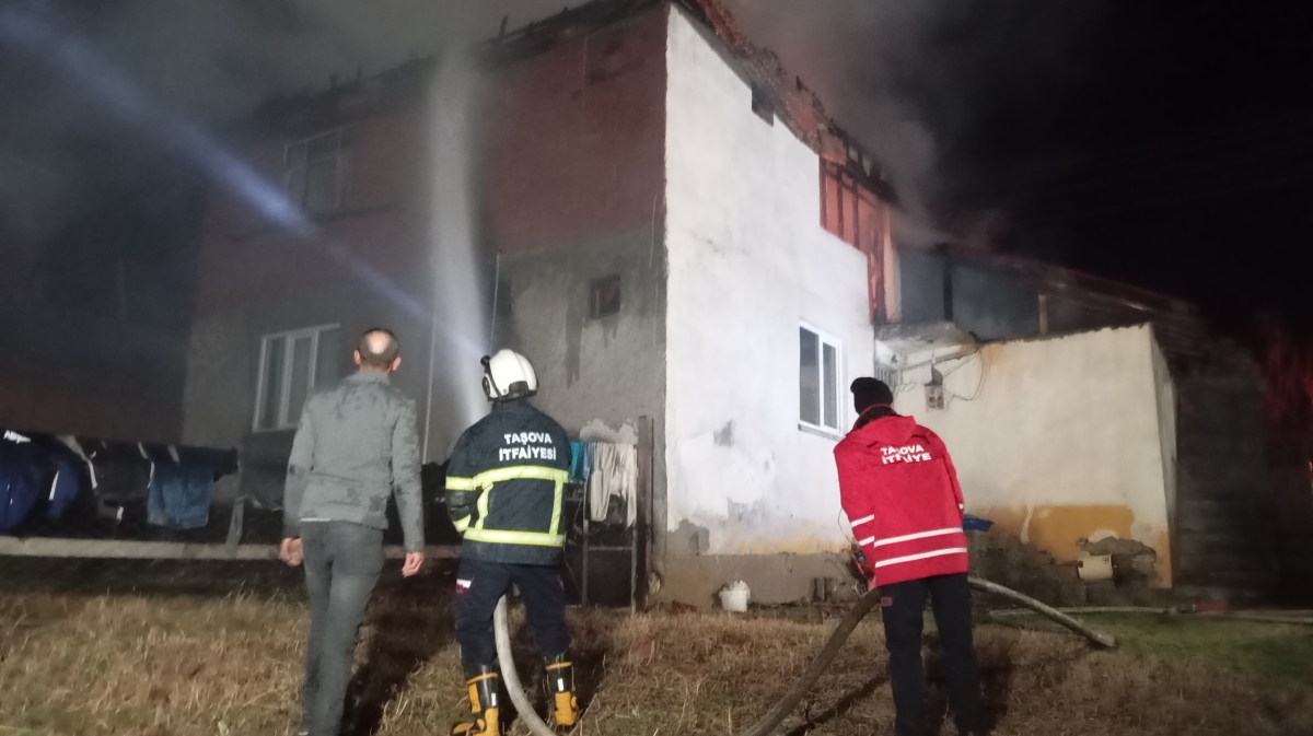 Sepetli Köyünde Yangın
