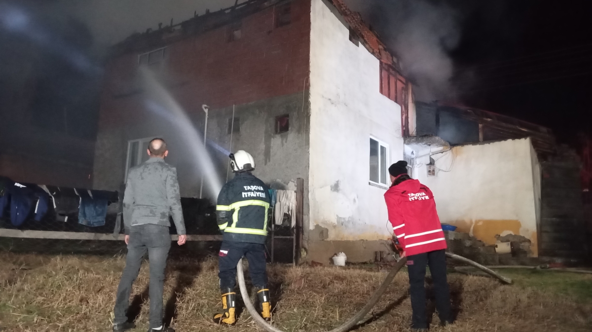 Sepetli Köyünde Yangın
