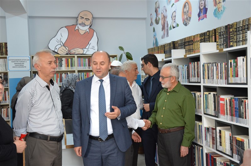 Eğitimci-Yazar Recep Seyhan’ın İsmi Görev Yaptığı Okulda Açılan Kütüphanede Yaşatılacak
