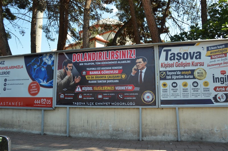 TAŞOVA EMNİYETİ VE NOTERLER BİRLİĞİ'NDEN DOLANDIRICILARA KARŞI GENİŞ KAPSAMLI UYARI