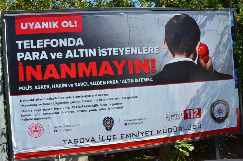 TAŞOVA EMNİYETİ VE NOTERLER BİRLİĞİ'NDEN DOLANDIRICILARA KARŞI GENİŞ KAPSAMLI UYARI