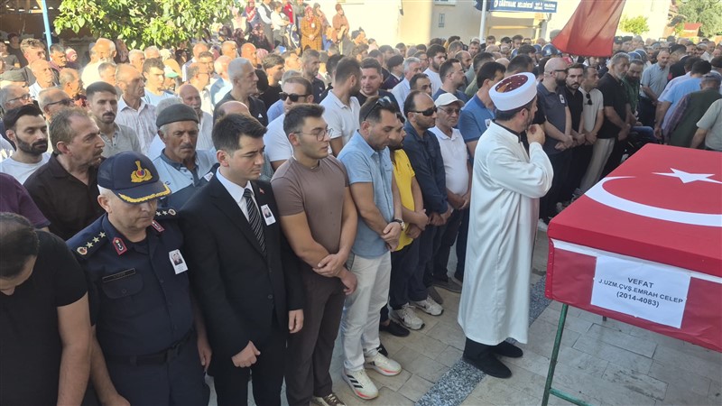 Jandarma Uzman Çavuş Emrah Celep Son Yolculuğuna Uğurlandı