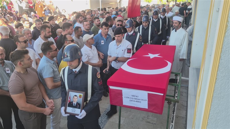 Jandarma Uzman Çavuş Emrah Celep Son Yolculuğuna Uğurlandı