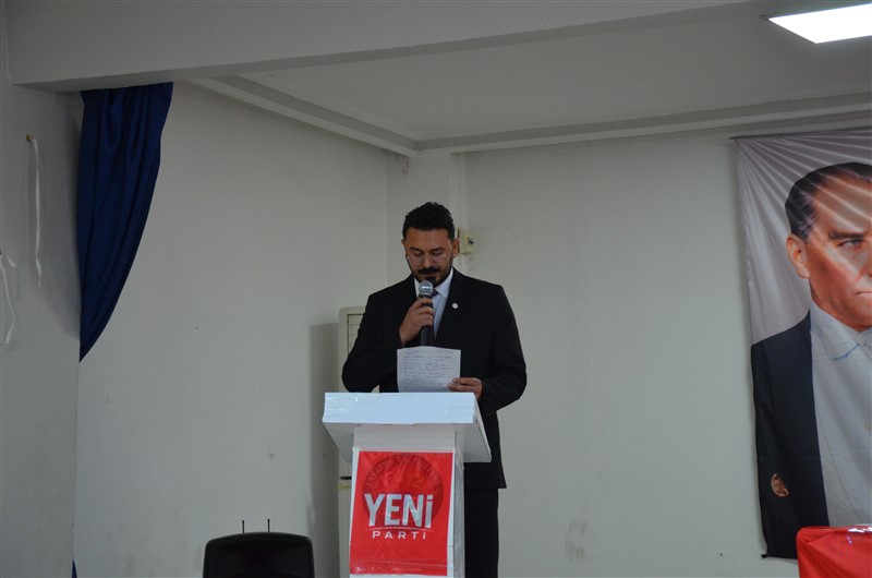 Taşova Yeni Parti’de Ömer Sayan İlçe Başkanı Seçildi