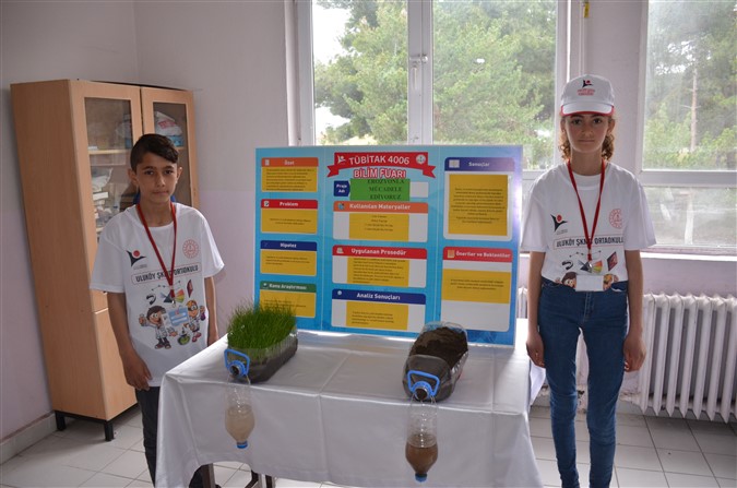 Uluköy'de Bilim Fuarı Açıldı