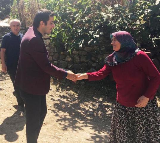 Taşova Kaymakamı Talha Altuntaş Şehit Ailelerini Ziyaret Etti