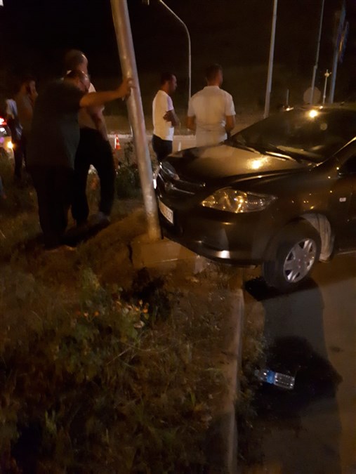 Taşova Giriş Işıklarda Trafik Kazası