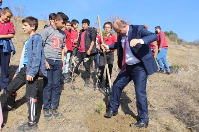 Taşova'da Fidanlar Toprakla Buluştu