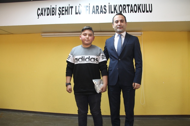 Çaydibi Köyünde Karne Dağıtım Töreni Düzenlendi