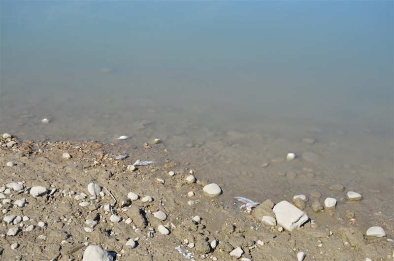 Suların Çekildiği Uluköy Barajı'nda Korkutan Görüntü