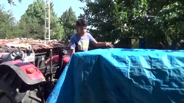 Serinlemek için Traktör'den havuz