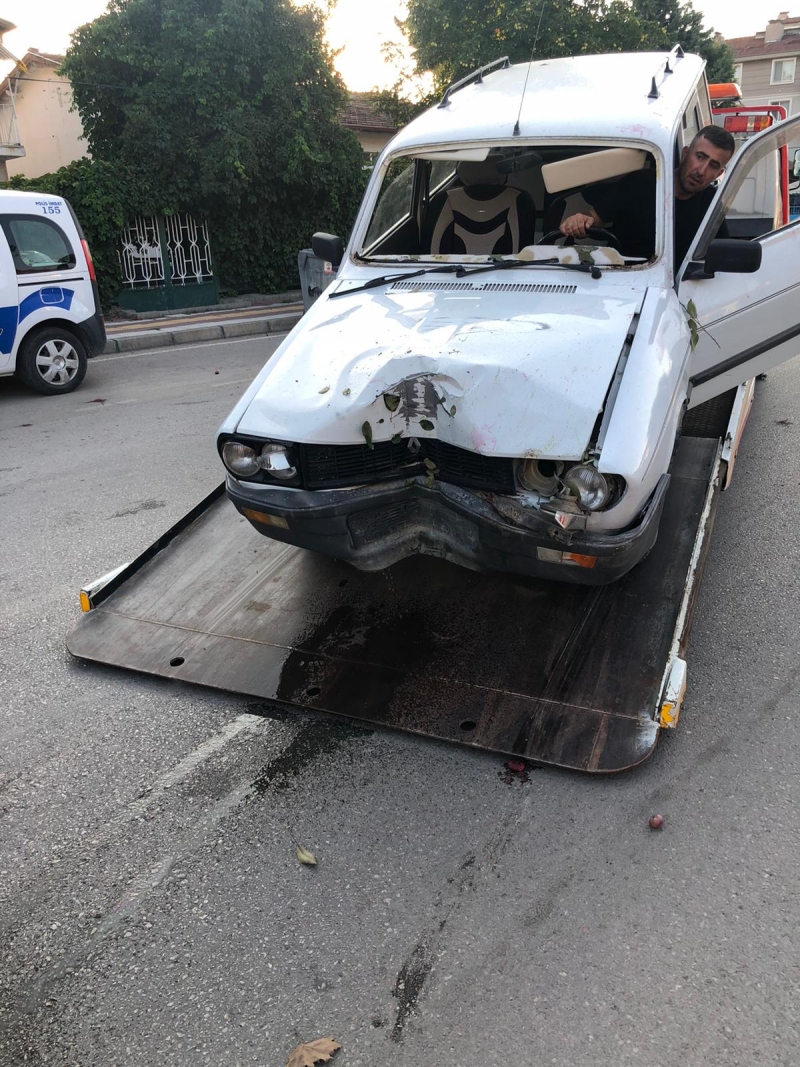 İlçemizde Pancar Dairesi Karşısında Kaza