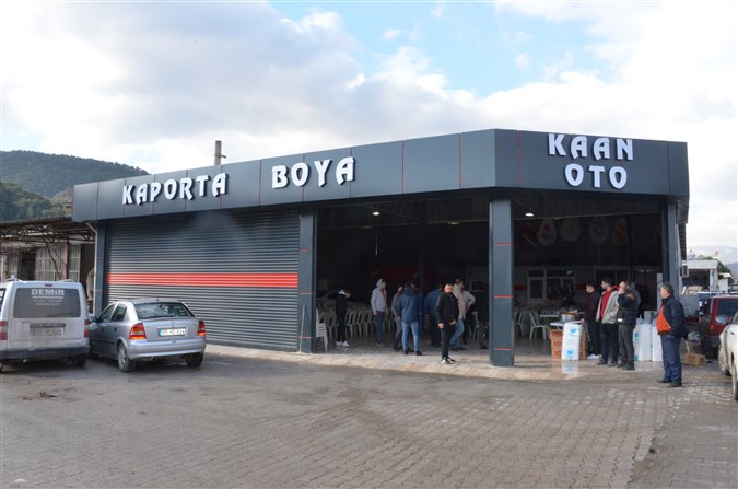 İlçemiz Sanayi'sinde Kaan Oto Kaporta Açılışı