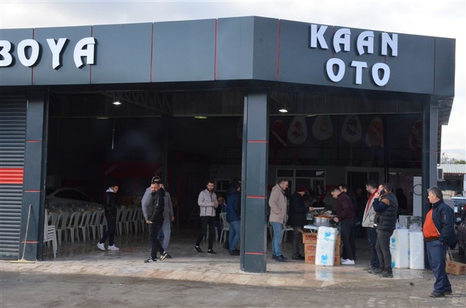 İlçemiz Sanayi'sinde Kaan Oto Kaporta Açılışı