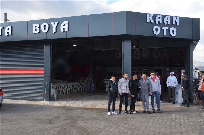 İlçemiz Sanayi'sinde Kaan Oto Kaporta Açılışı