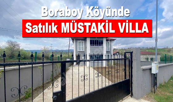 Boraboy Köyünde Satılık MÜSTAKİL VİLLA