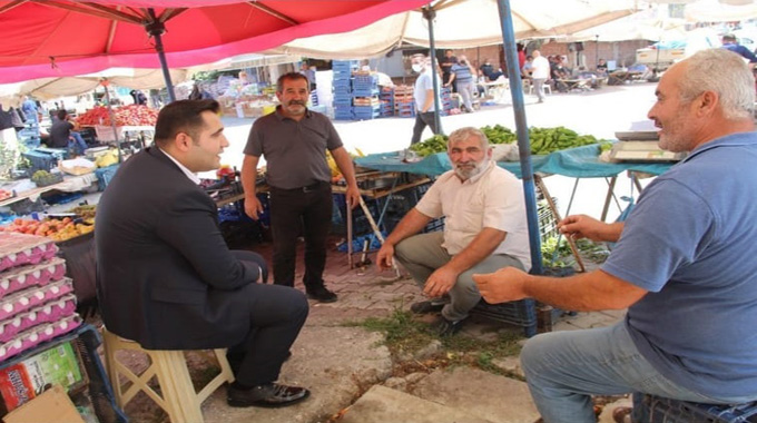 Kaymakamımız Gökcecik Pazarımızı Ziyaret Etti...
