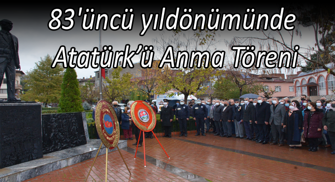 83'üncü yıldönümünde Atatürk'ü Anma Programı