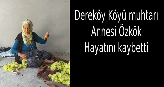 Dereköy köyü muhtarının acı günü