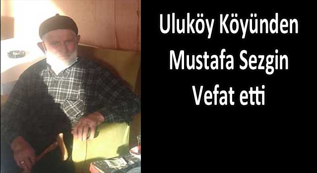 Mustafa Sezgin vefat etti
