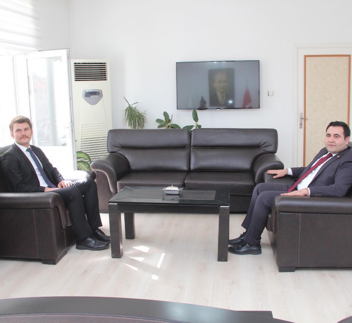 Göynücek Kaymakamından Taşova Kaymakamına Ziyaret