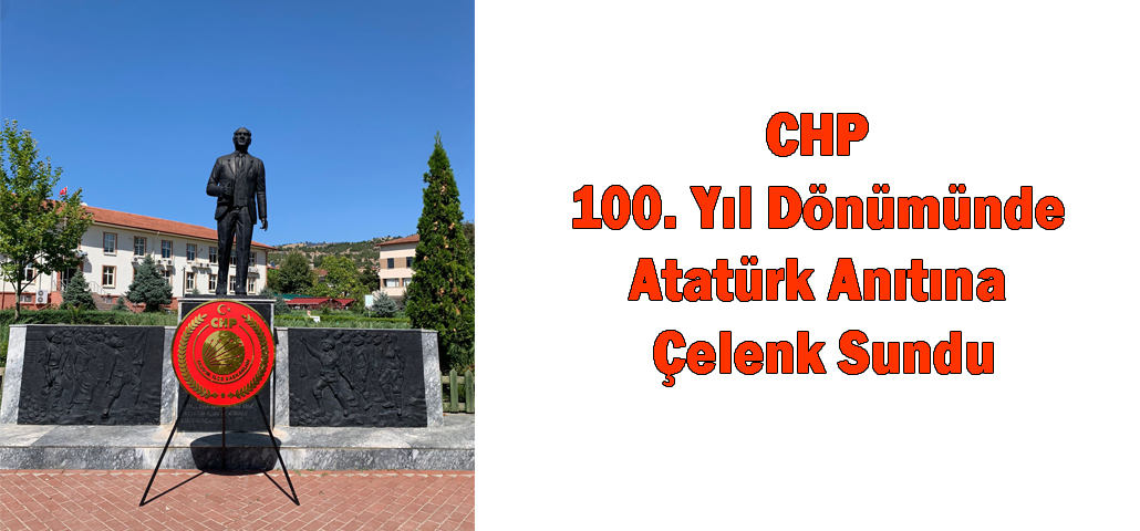 CHP 100. Yıl Dönümünde Atatürk Anıtına Çelenk Sundu