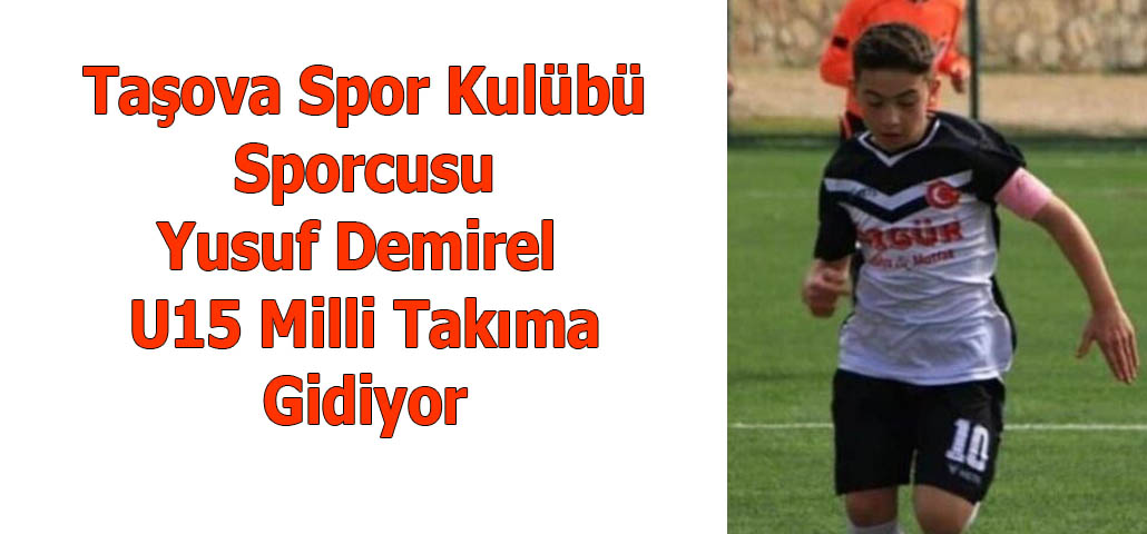 Taşova Spor Kulübü Sporcusu Yusuf Demirel U15 Milli Takıma Gidiyor 