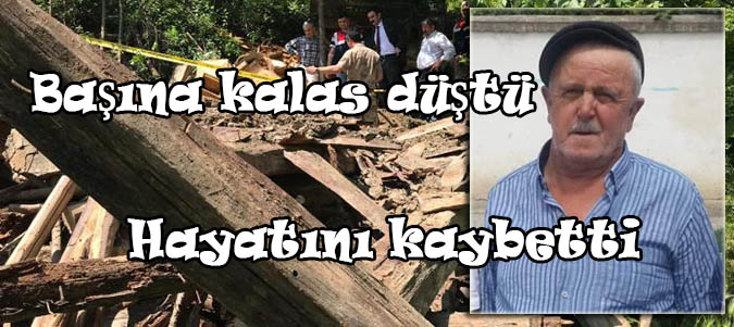 Başına kalas düştü, hayatını kaybetti
