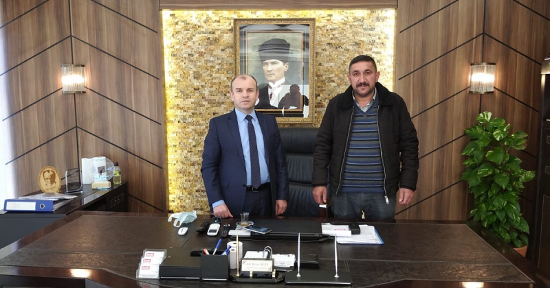 Esençay Köyü Gönüllüleri Derneği Başkanı Arslan, TAŞÇEV'i Ziyaret Etti