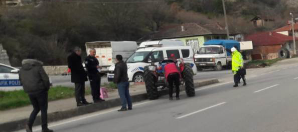 İlçemiz de Trafik Kazası 1 Yaralı