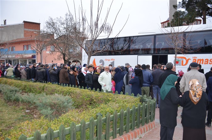 İlçemizde Umreye Gidenler Uğurlandı