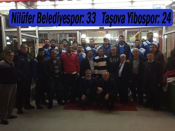 Nilüfer Belediyespor: 33 Taşova Yibospor: 24