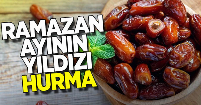 Ramazan ayının yıldızı hurma 