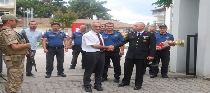 Taşova İlçe Emniyet Müdürlüğünden İlçe Jandarma Komutanlığına Ziyaret