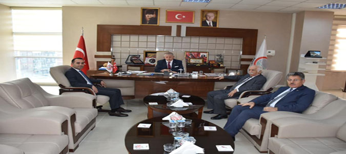Taşova Kaymakamı Çelik’ten Başkan Sarı’ya Nezaket Ziyareti