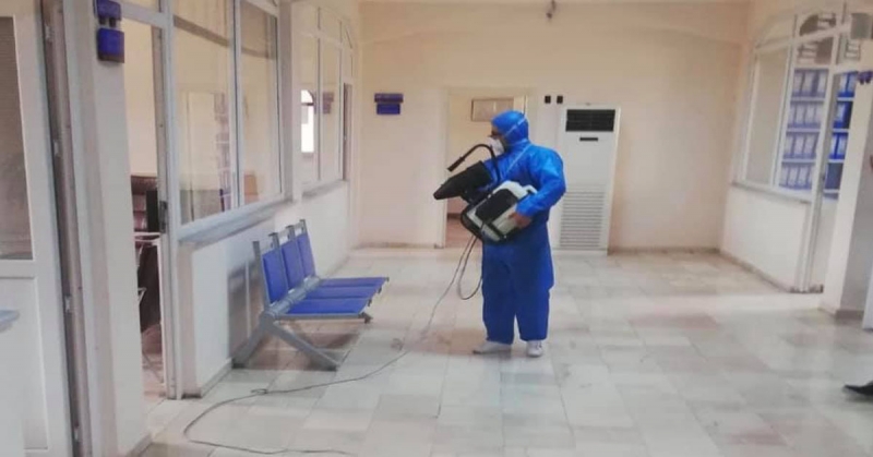 Taşova'da Koronavirüs Dezenfekte Çalışmaları