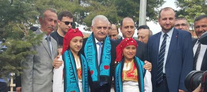 Ulaştırma Bakanı Binali Yıldırım Taşova 'da Ziyaretlerde Bulundu..