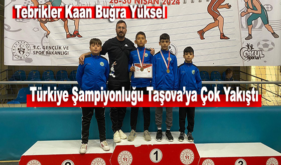 Tebrikler Kaan Buğra Yüksel, Türkiye Şampiyonluğu Taşova’ya Çok Yakıştı