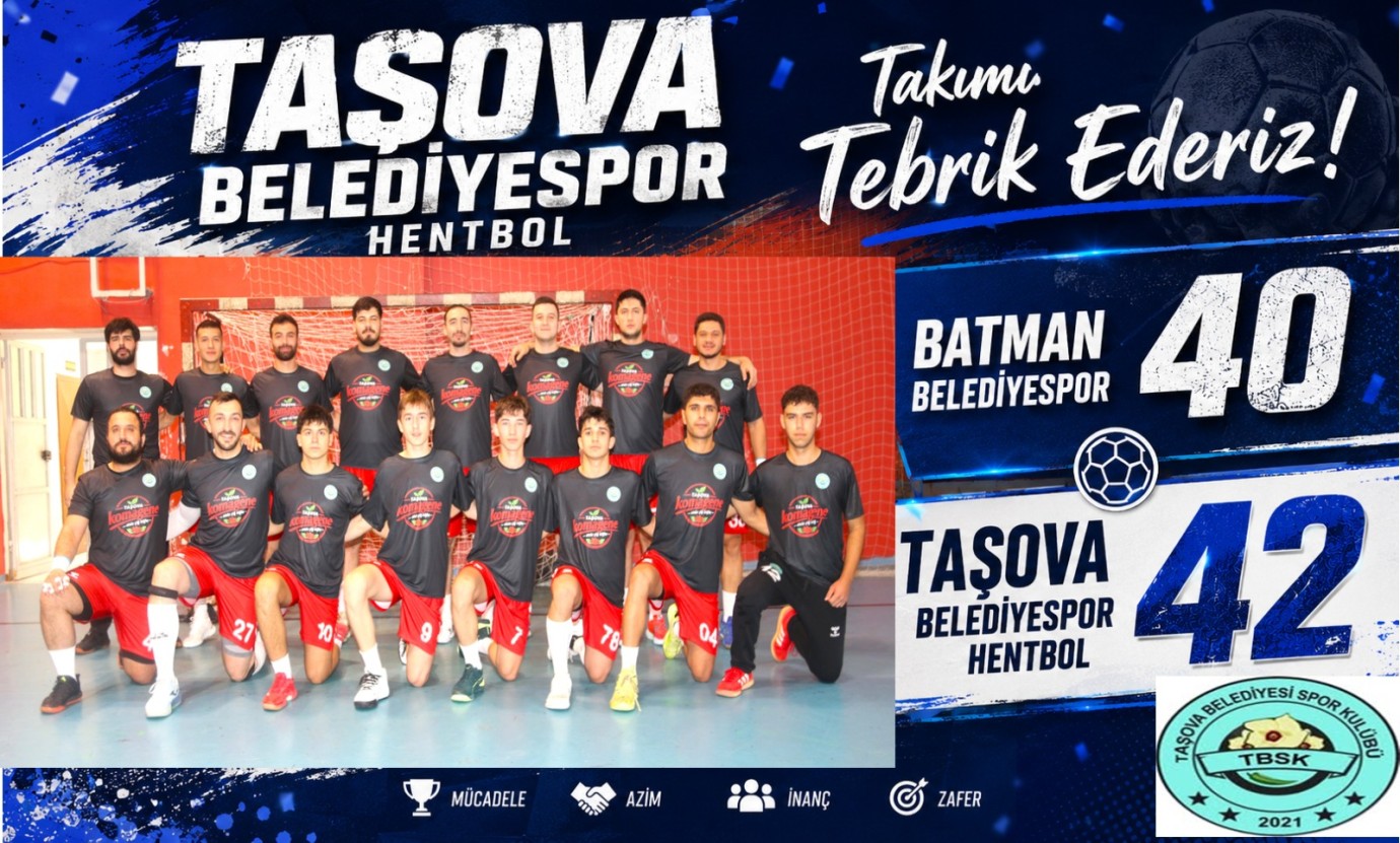 ​Taşova Belediyespor Hentbol Takımı Batman’dan Galibiyetle Dönüyor