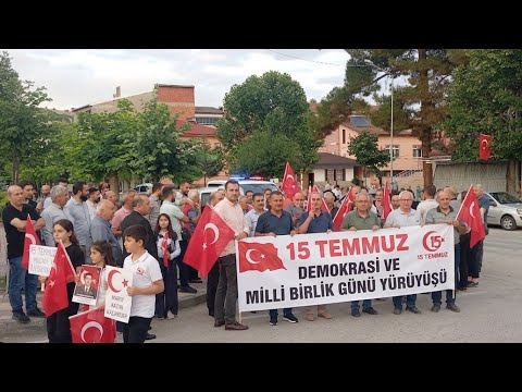 Taşova 15 Temmuz Demokrasi ve Milli Birlik Günü Yürüyüşü