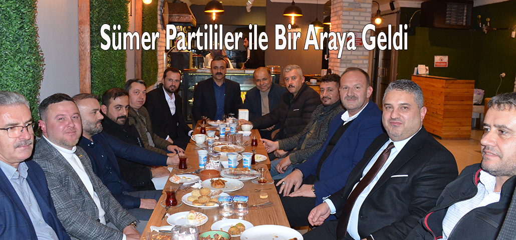 AKP Taşova Belediye Başkan Aday Adayı Deniz Sümer partililer ile buluştu
