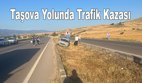 Taşova Yolunda Trafik Kazası