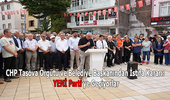 Chp Taşova da İstifalar